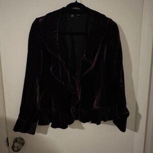Purple velvet Saks 5th Avenue Jacket